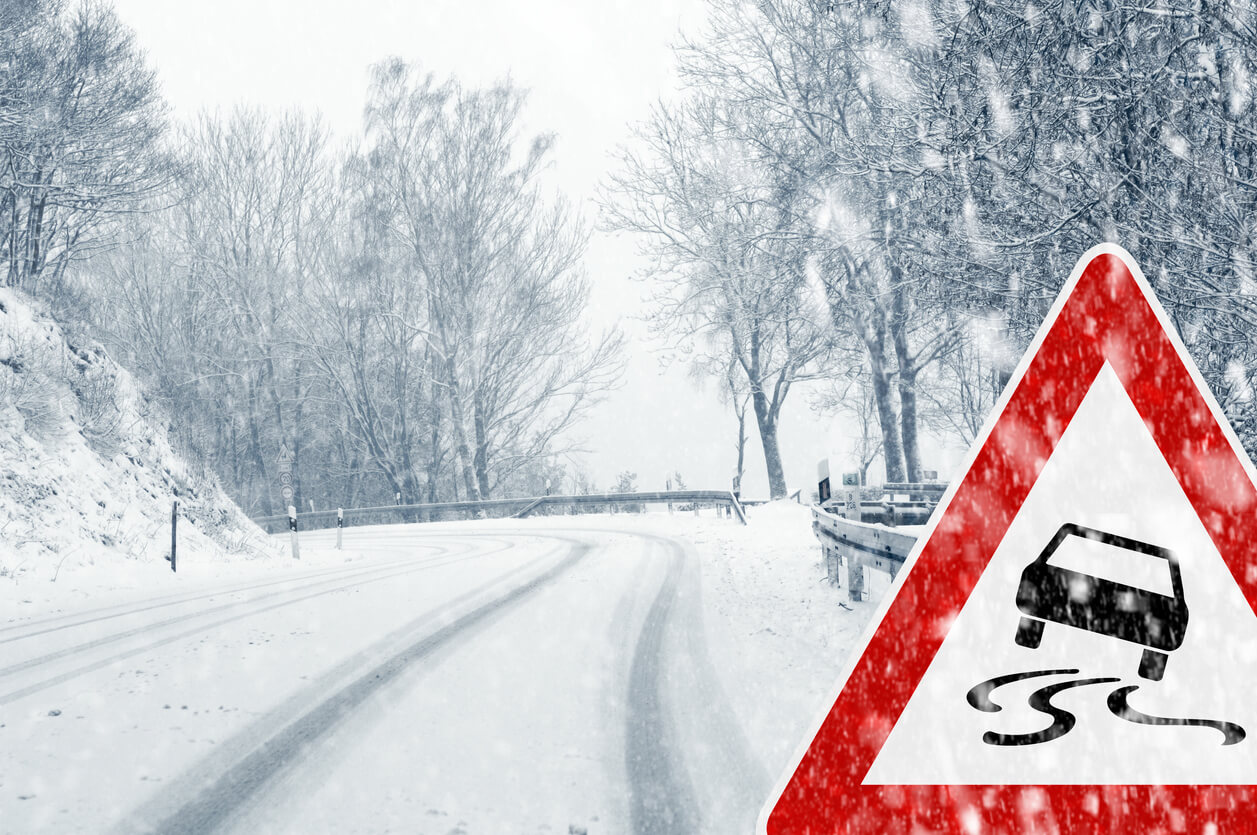 Rutschgefahr im Winter: So fährst du sicher bei Eis und Schnee - Bornemann  AG